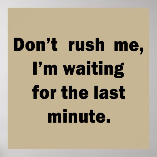 grappige sarcastische gezegden poster (Voorkant)