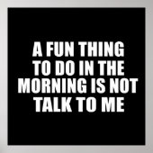 grappige sarcastische gezegden poster (Voorkant)