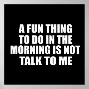 grappige sarcastische gezegden poster