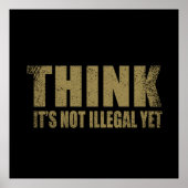 grappige sarcastische gezegden poster (Voorkant)