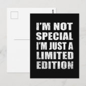 Grappige sarcastische gezegden volwassen humor int briefkaart (Voorkant / Achterkant)