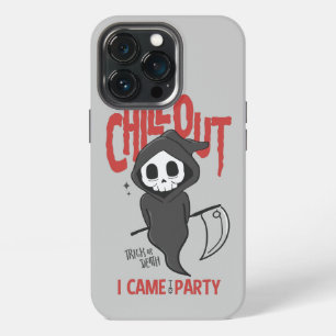 Grappige Sarcastische Grim Reaper Halloween Feest iPhone 13 Pro Hoesje