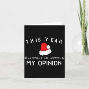 Grappige Sarcastische Humor Kerstman Kerst in juli Kaart