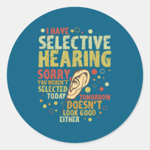 Grappige Sarcastische Humor Met Zeggen Ik Heb Sele Ronde Sticker