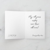 Grappige sarcastische humor onbeleefd oude vriend kaart (Binnen)