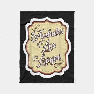 Grappige Sarcastische Humor Sarcasme Citaat Gaten  Fleece Deken