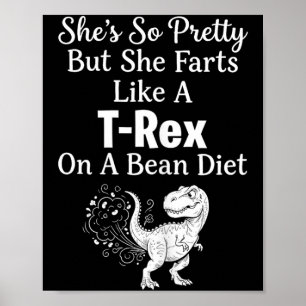 Grappige Sarcastische Humor Saurus Citaat Poster