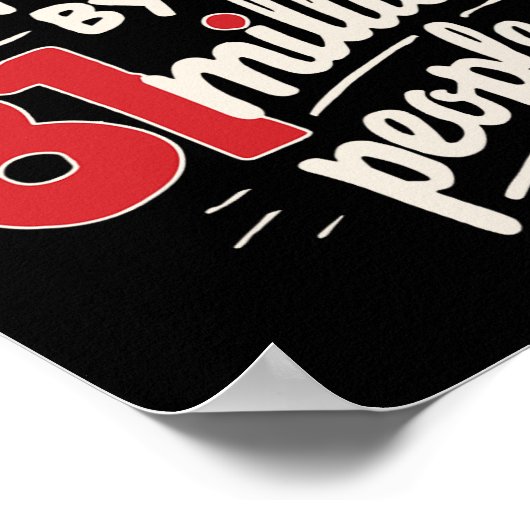 Grappige sarcastische Humor Trump ontslagen door 8 Poster (Hoek)