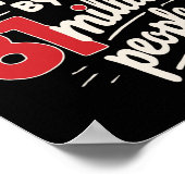 Grappige sarcastische Humor Trump ontslagen door 8 Poster (Hoek)