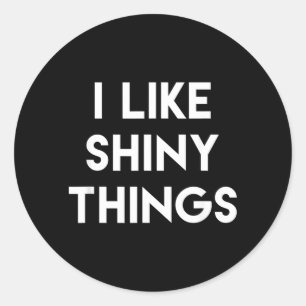 Grappige Sarcastische Humor Zeggen Zoals Glanzende Ronde Sticker