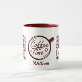 Grappige Sarcastische Ik heb geen inspirerende quo Mok (Midden)