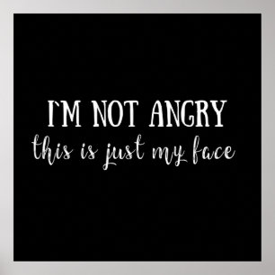 Grappige sarcastische introvert citaten poster