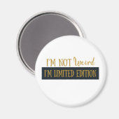 Grappige sarcastische introverte citaten magneet (Voorkant / Achterkant)