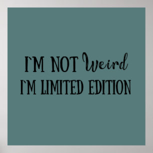 Grappige sarcastische introverte citaten poster