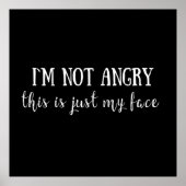 Grappige sarcastische introverte citaten poster (Voorkant)