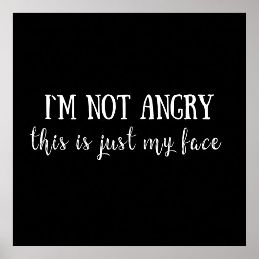 Grappige sarcastische introverte citaten poster (Voorkant)