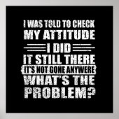 grappige sarcastische introverte gezegden poster (Voorkant)