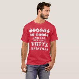 Grappige sarcastische jingle mijn ballen wit kerst t-shirt