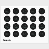 Grappige Sarcastische Kantoor Spreuk Dit Roept Om Ronde Sticker (Vel)