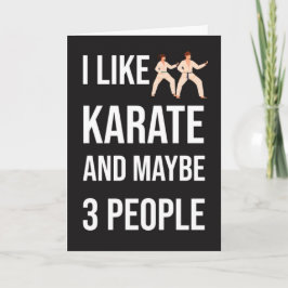 Grappige Sarcastische Karate Kaarten Vechtkunst Ve