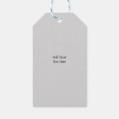 Grappige Sarcastische Kat Santas Pet Kerstcadeau T Cadeaulabel (Achterkant)