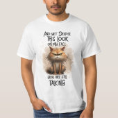 Grappige, sarcastische kat t-shirt (Voorkant)