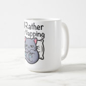 Grappige Sarcastische Kattenliefhebber Koffiemok (Voorkant rechts)