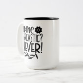 Grappige, sarcastische koffie Mok (Voorkant links)