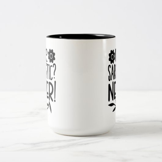 Grappige, sarcastische koffie Mok (Center)