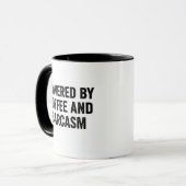 Grappige sarcastische koffiemok | Cadeau voor coll Mok (Voorkant links)