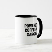 Grappige sarcastische koffiemok | Cadeau voor coll Mok (Voorkant rechts)