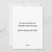 Grappige sarcastische liefde van mijn leven aangep feestdagenkaart (Achterkant)