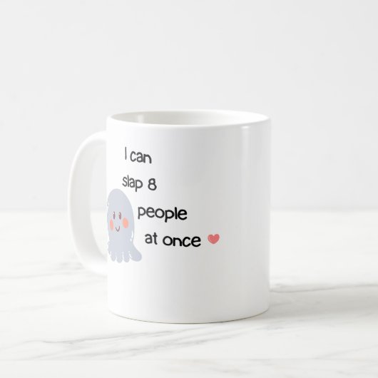 Grappige sarcastische moderne coole Mok voor cadea (Voorkant links)