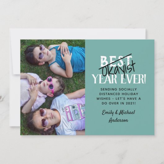 Grappige Sarcastische Moderne Feestdagen Sjabloon (Voorkant)