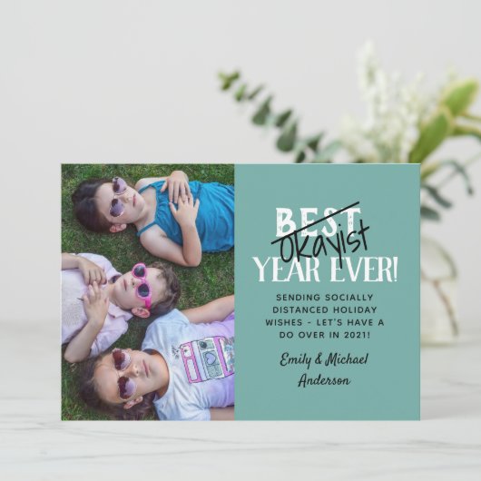 Grappige Sarcastische Moderne Feestdagen Sjabloon  (Staand voorkant)