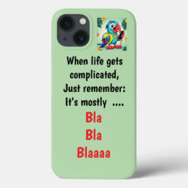 Grappige Sarcastische papegaai - iPhone Case