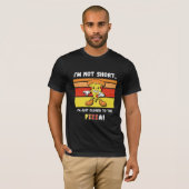 Grappige sarcastische pizza eten quote t-shirt (Voorkant volledig)