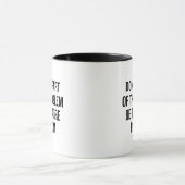 Grappige Sarcastische Probleem Citaat Koffie Mok (Midden)
