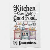 Grappige sarcastische quote keukenhanddoek (Verticaal)