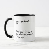 Grappige sarcastische quote  mok (Links)