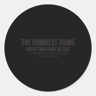 Grappige Sarcastische Quote Stop Lezen Noveltysche Ronde Sticker