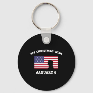 Grappige Sarcastische Republikein Mijn Kerstwens J Sleutelhanger