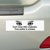 Grappige sarcastische, satirische dreiggrap bumpersticker (Op auto)