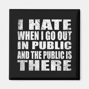 Grappige sarcastische slogan volwassen humor intro magneet