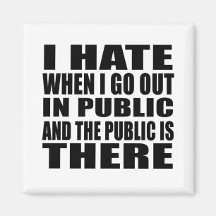 Grappige sarcastische slogan volwassen humor intro magneet