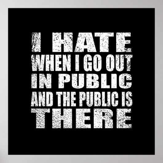 Grappige sarcastische slogan volwassen humor intro poster (Voorkant)