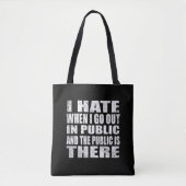 Grappige sarcastische slogan volwassen humor intro tote bag (Voorkant)