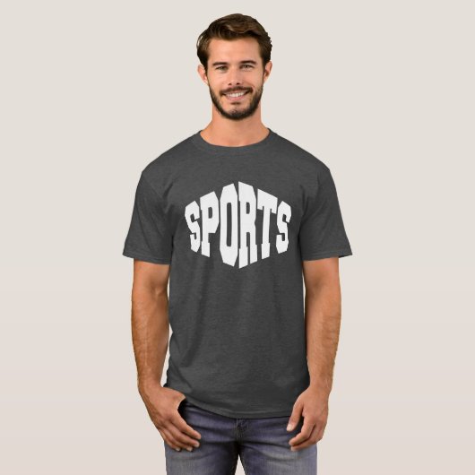 Grappige sarcastische sporten t-shirt (Voorkant volledig)