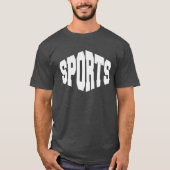 Grappige sarcastische sporten t-shirt (Voorkant)