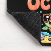 Grappige sarcastische strand kawaii schildpad kind muismat (Hoek)